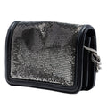 Small Lambskin Beaded Crystal Flap