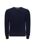 Brunello Cucinelli Virgin Wool Sweater — Navy