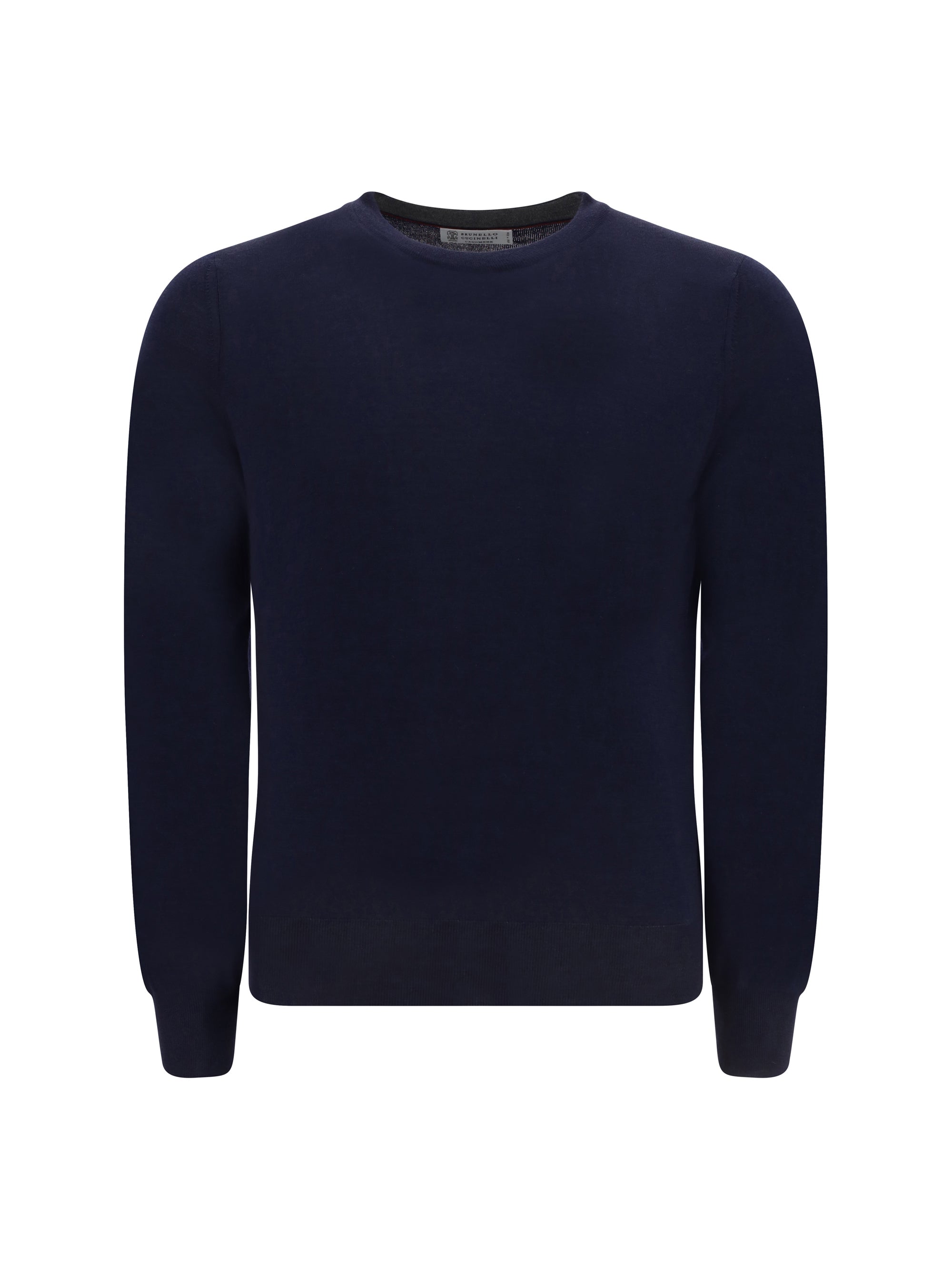Brunello Cucinelli Virgin Wool Sweater — Navy