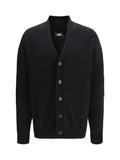 GCDS Compact Knit Cardigan — Black