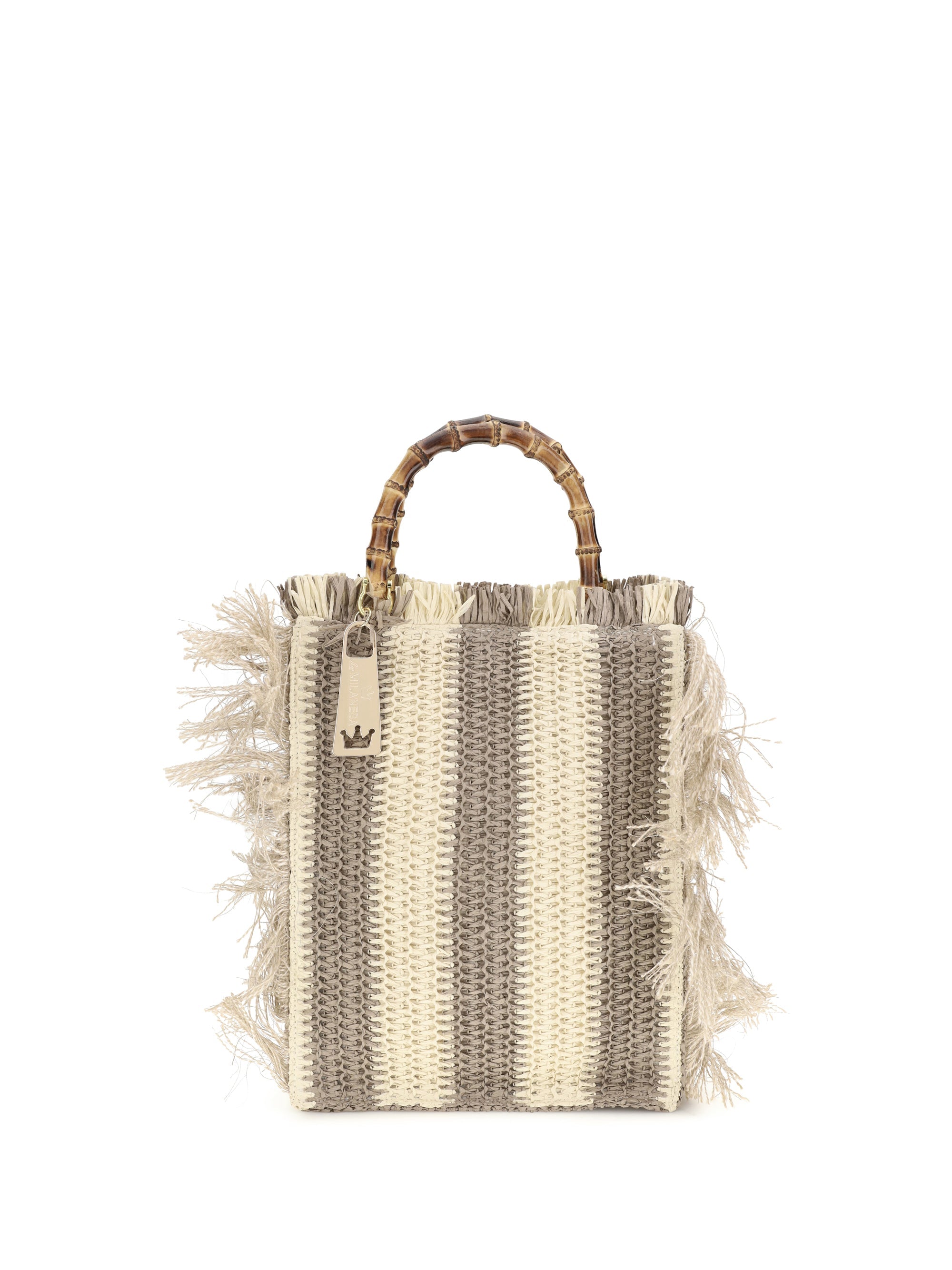 La Milanesa Lilium Tote Bag — Beige