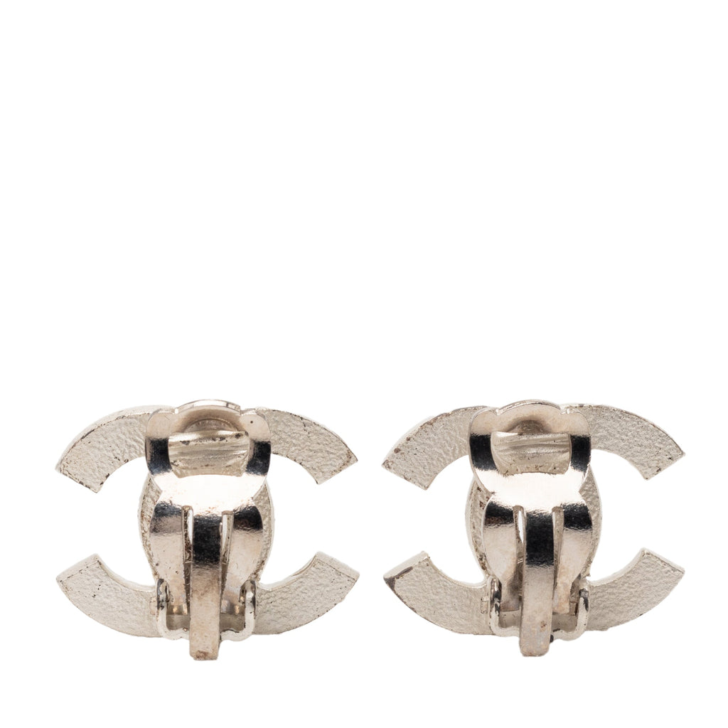 CC Gold Plated Pearl Stud Clip On Earrings