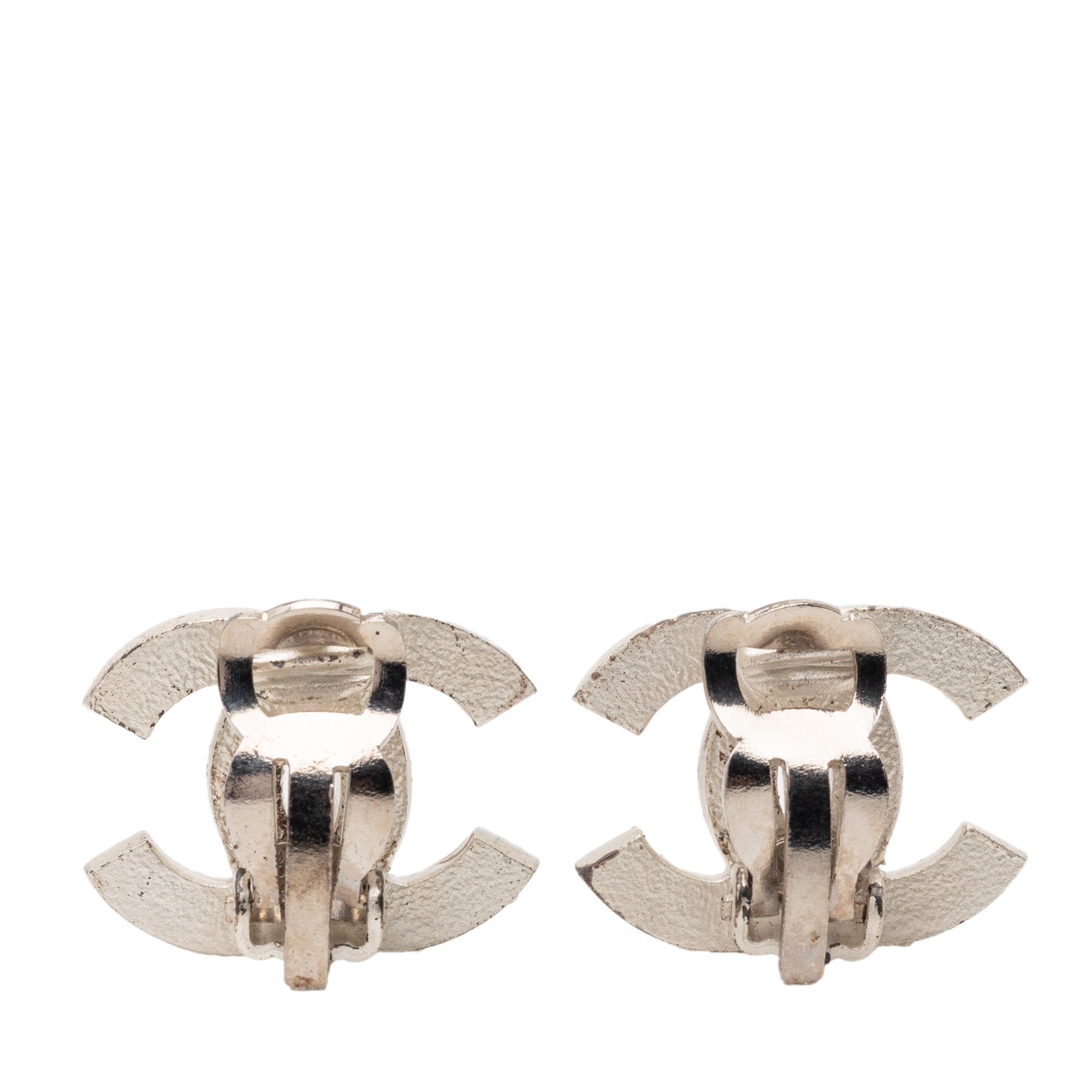 CC Gold Plated Pearl Stud Clip On Earrings