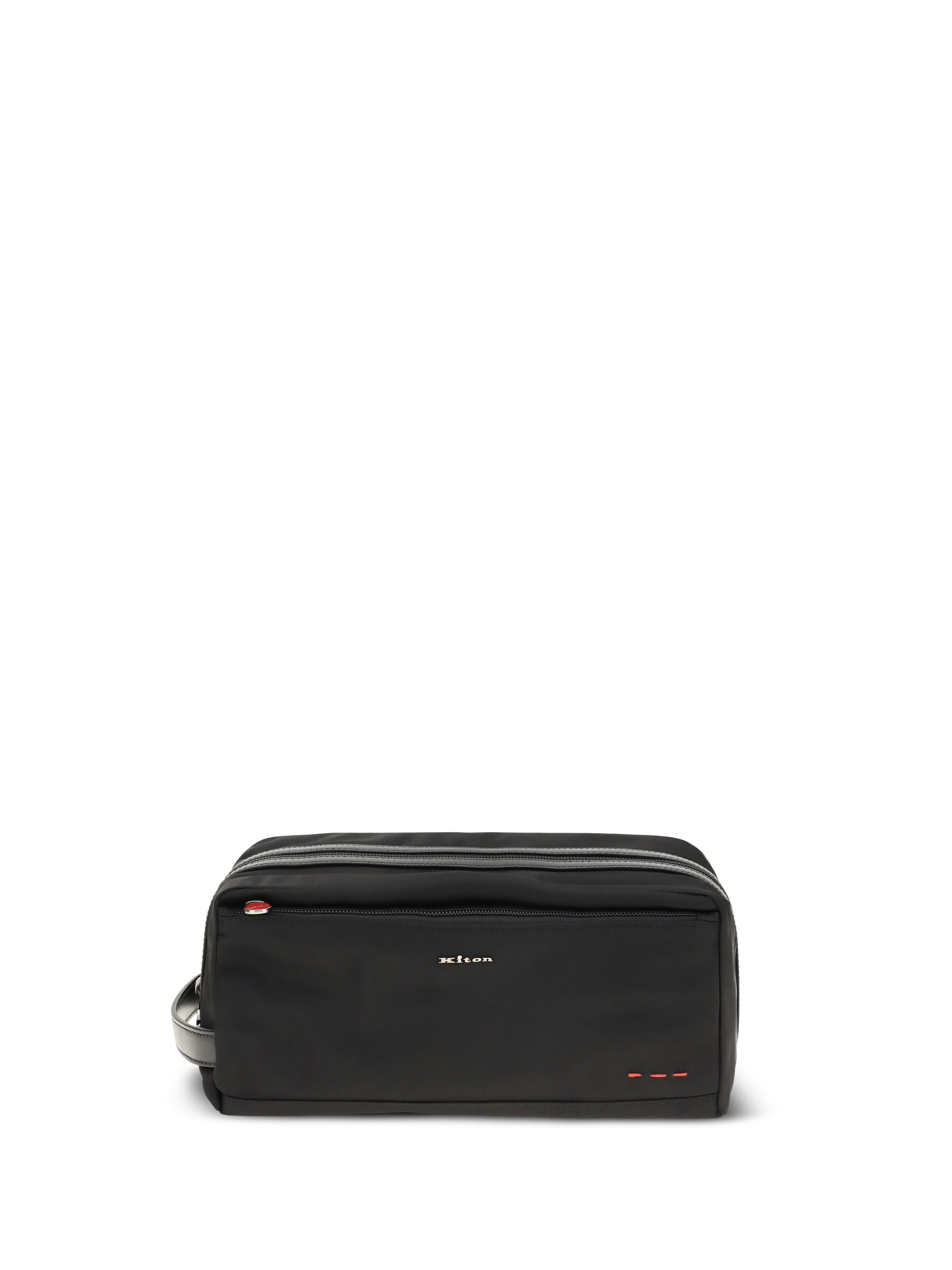 Kiton Nylon Wallet — Black