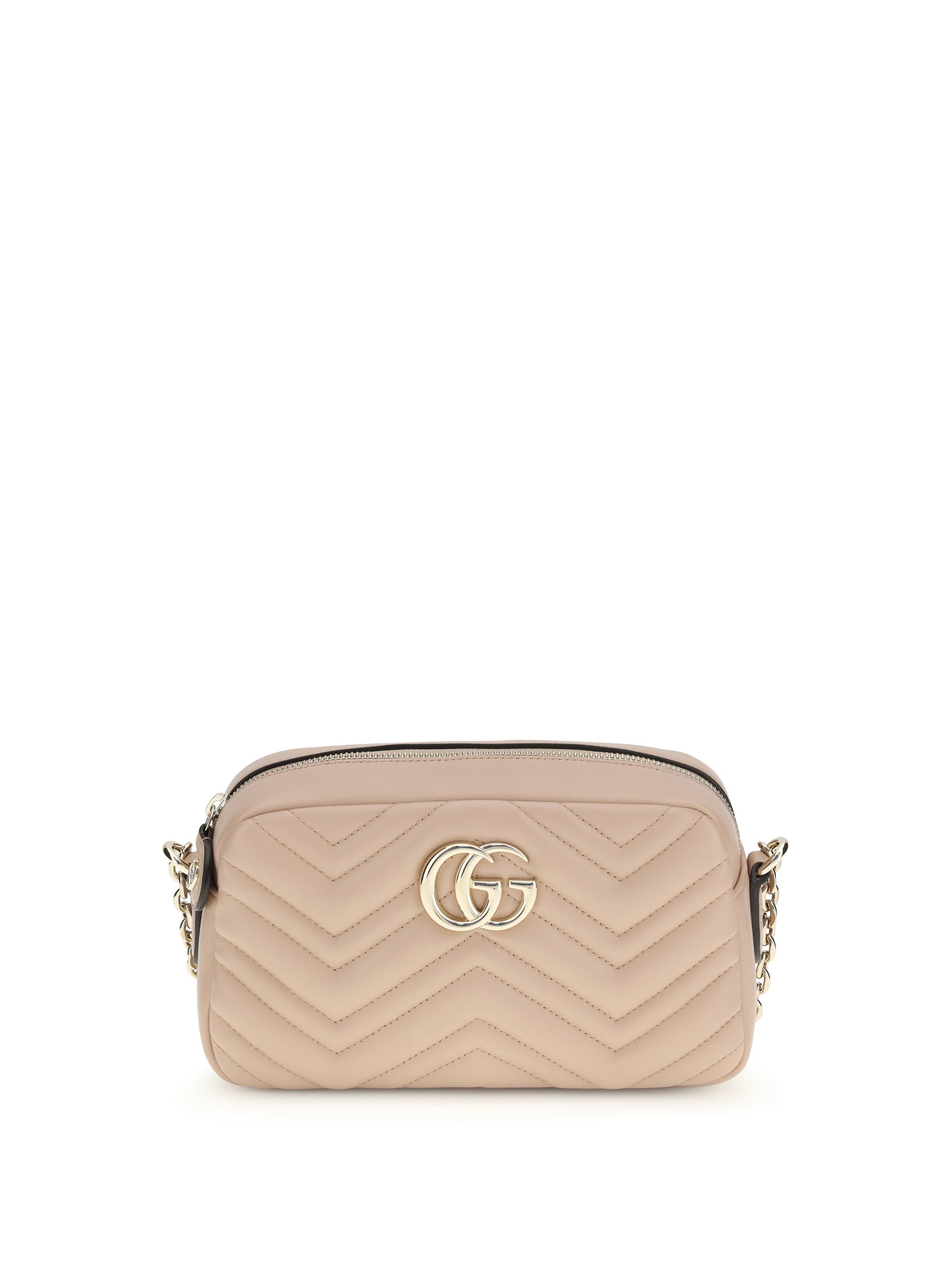 Gucci Marmont Shoulder Bag — Beige