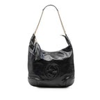 Patent Soho Shoulder Bag