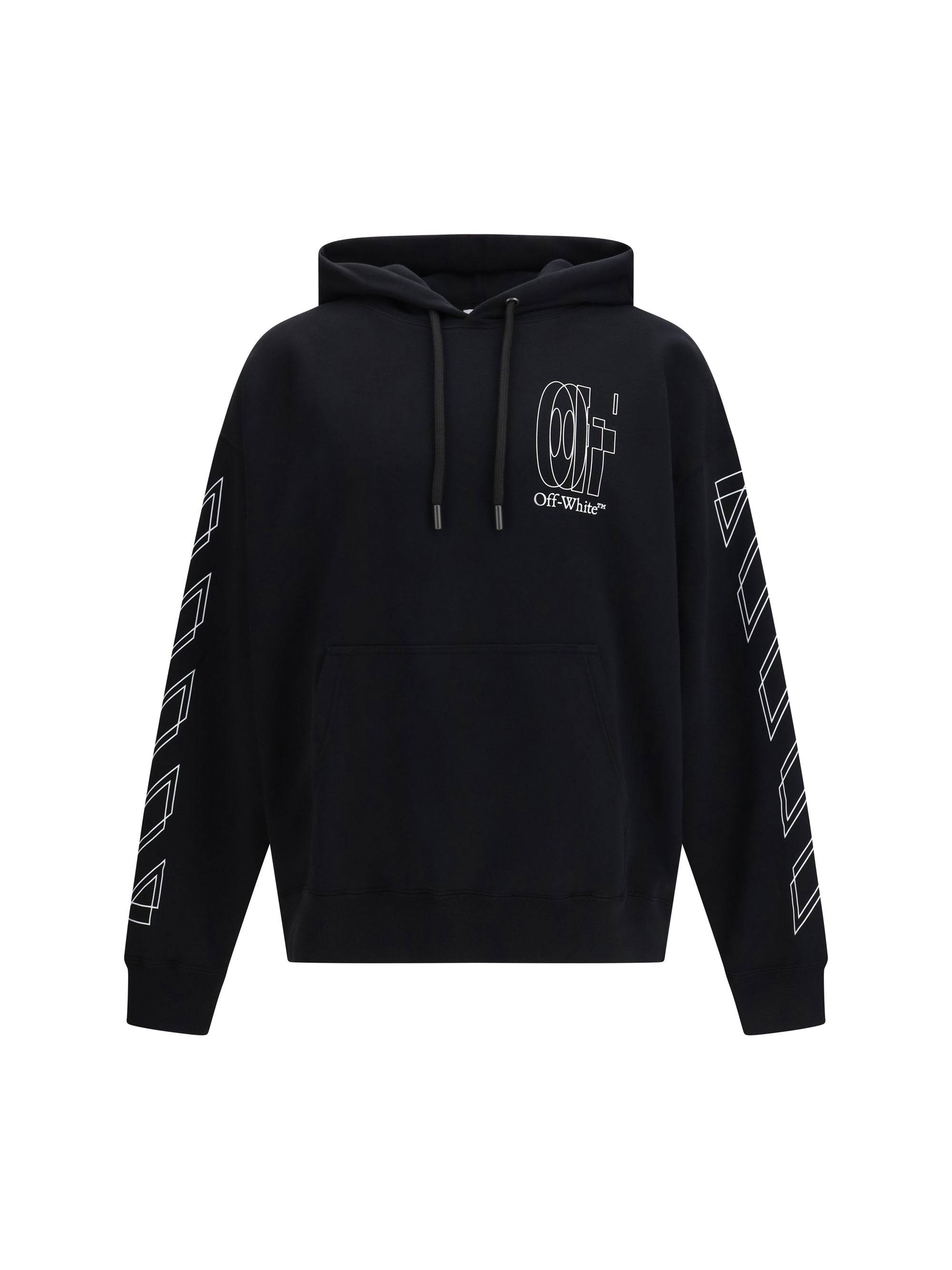 Off-White Big Double Hoodie — Black