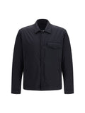 Herno Recycled Nylon Microfiber Jacket — Black