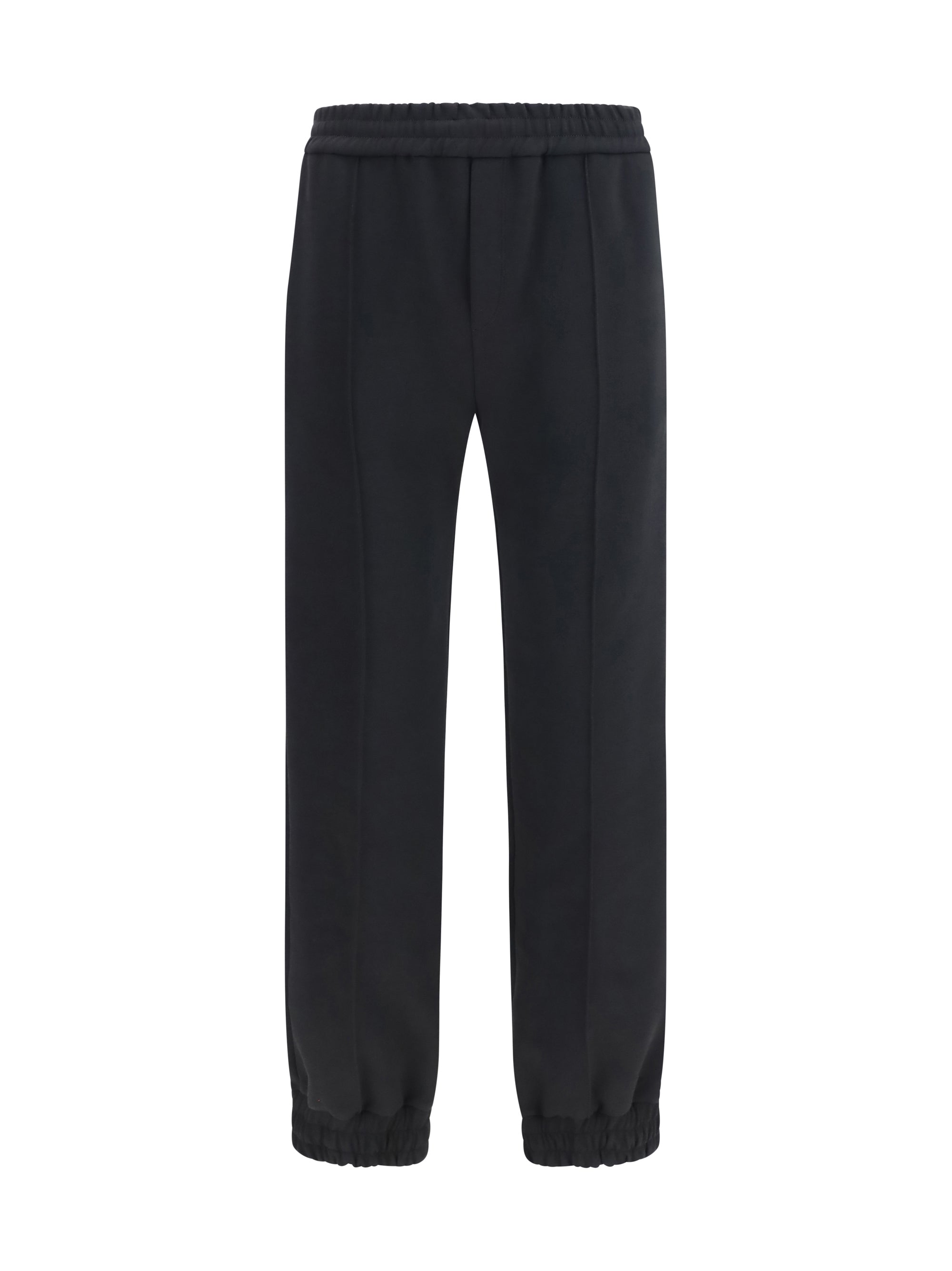 Valentino Cotton-blend Joggers — Black