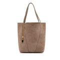 Medium Suede Spin Tote