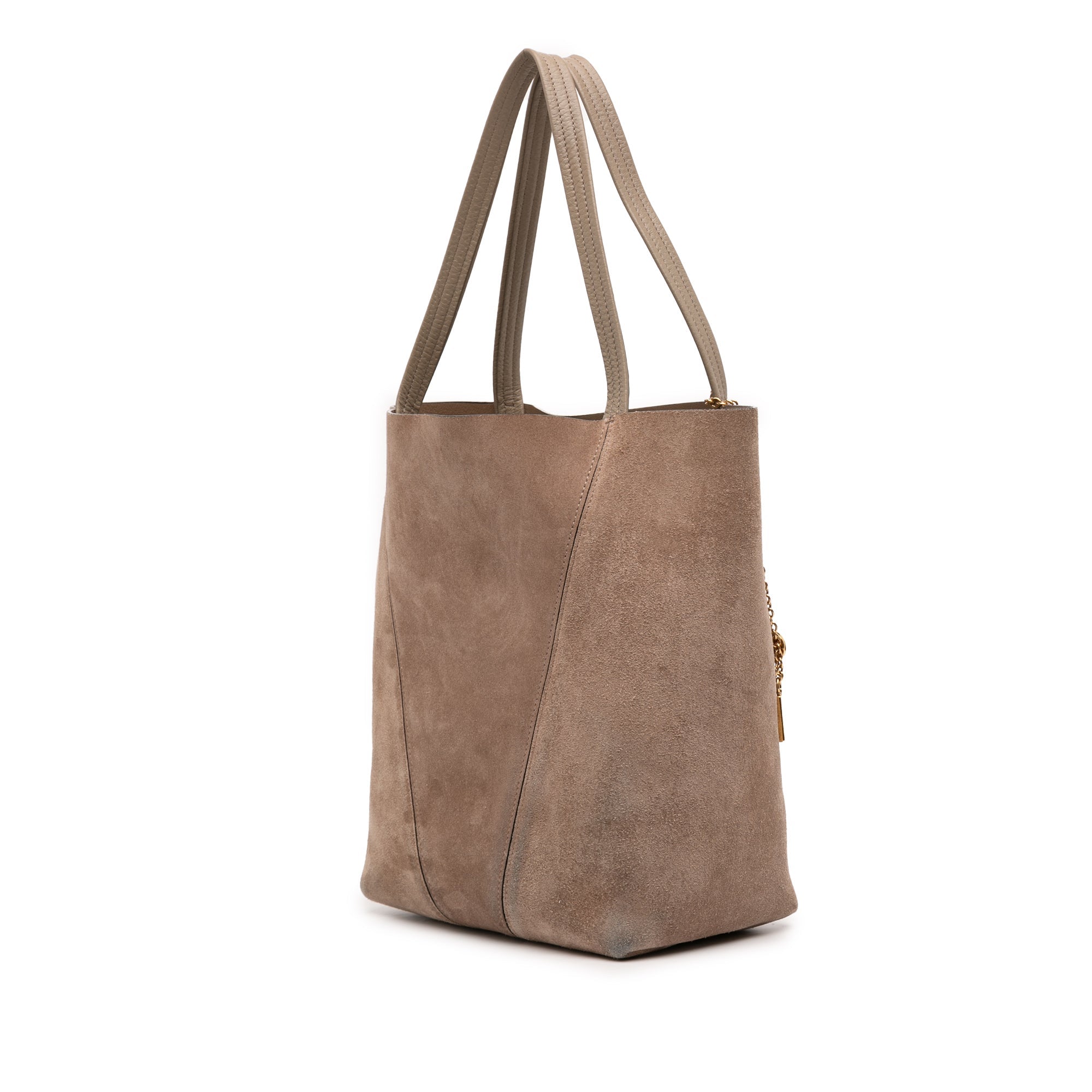 Medium Suede Spin Tote