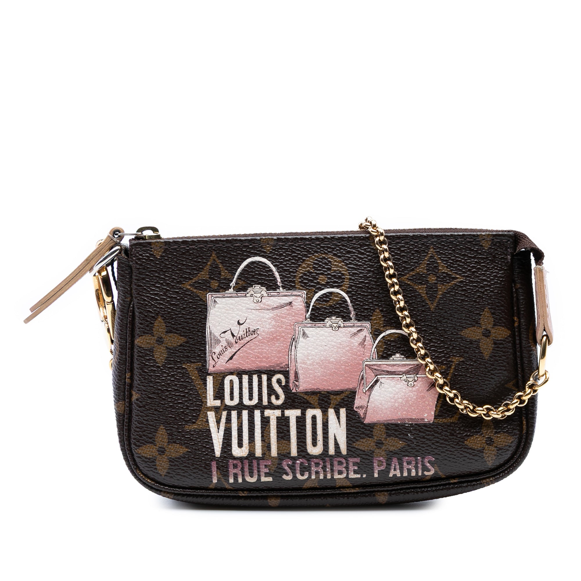 Monogram Affiche Mini Pochette Accessoires