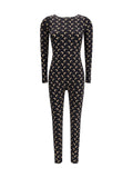 Marine Serre Moon Bodysuit — Negro