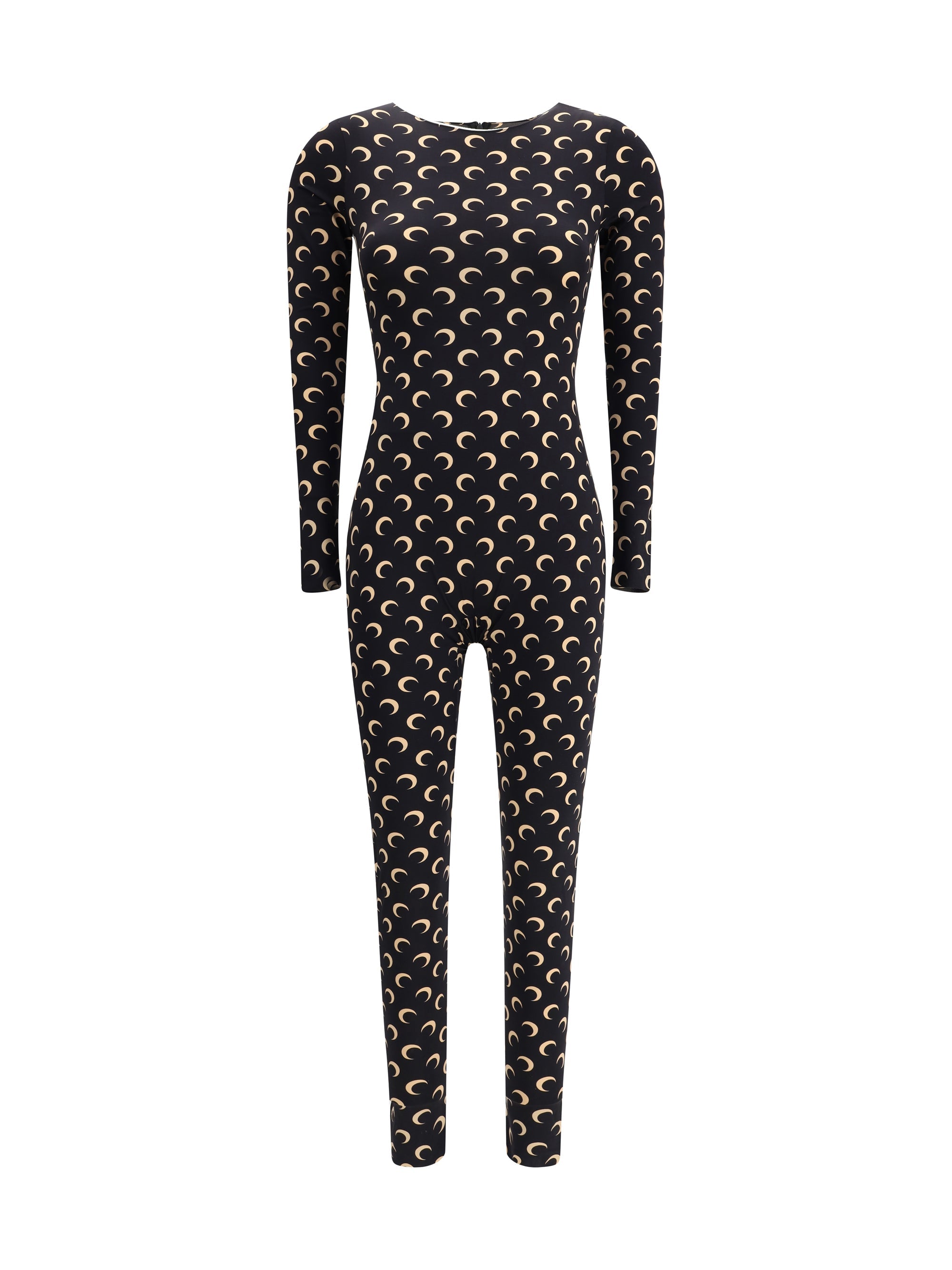 Marine Serre Moon Bodysuit — Black