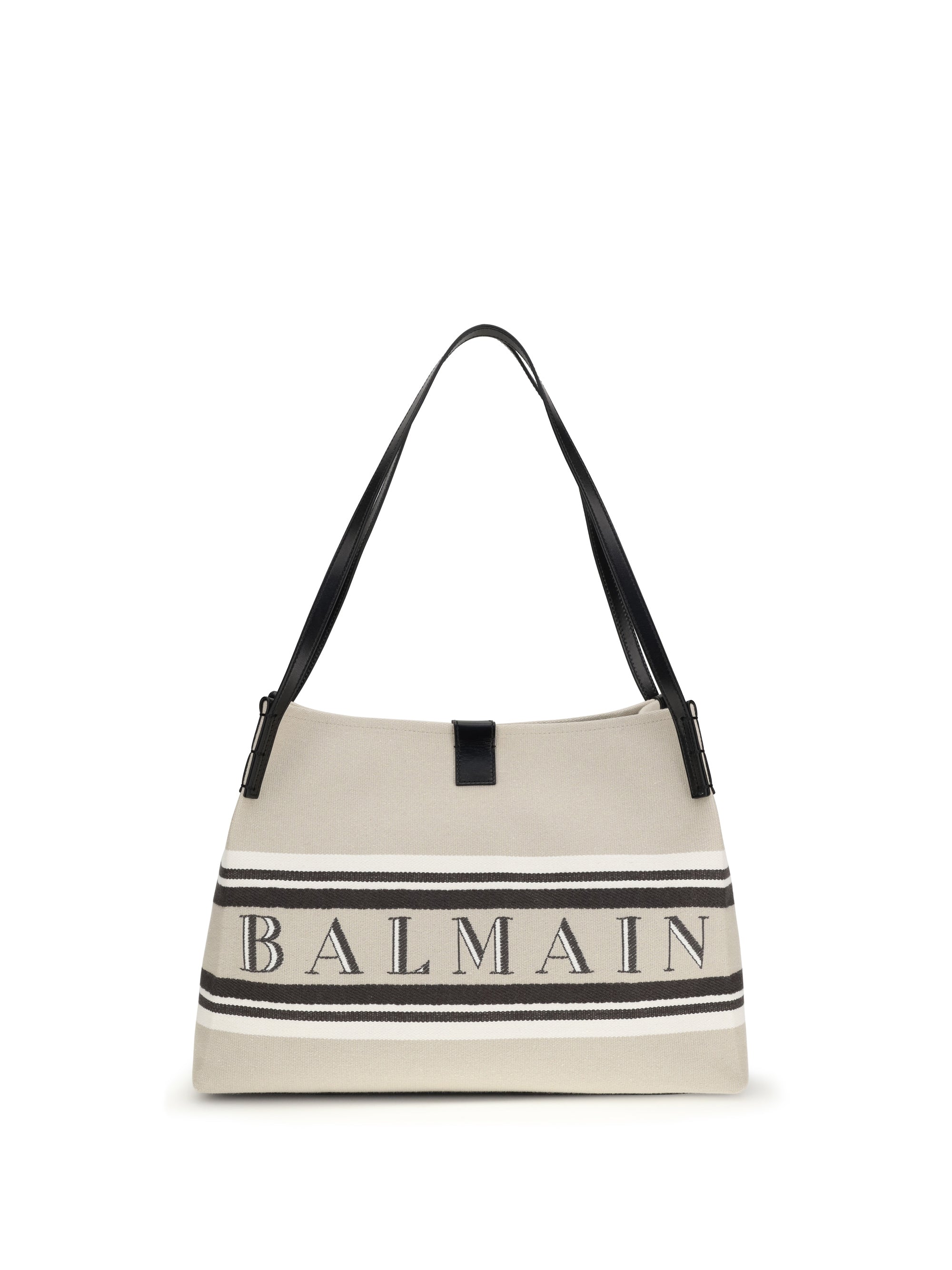 Balmain Release Shoulder Bag — Beige