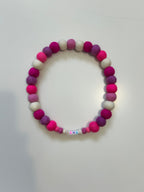 Baby Pink Mix - Personalised Pom Pom Dog Collar