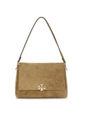 Bolso de hombro Charlie de Tory Burch — Beige