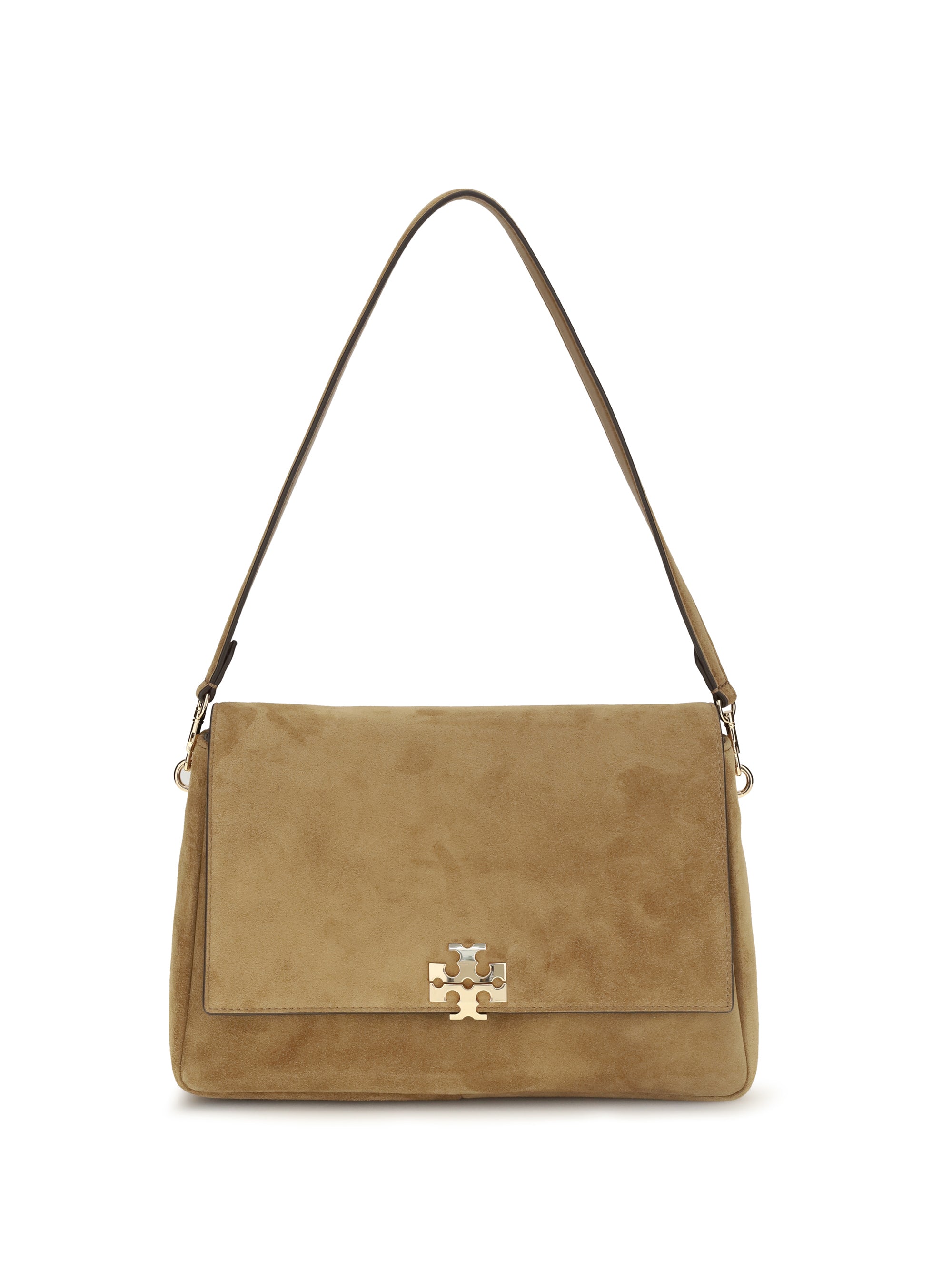 Tory Burch Charlie Shoulder Bag — Beige
