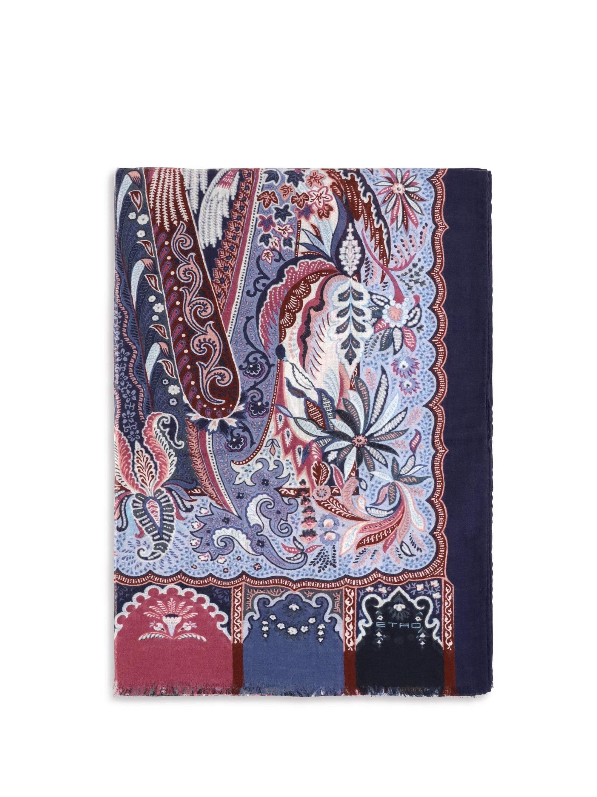 Etro Orfeo Scarf — Navy