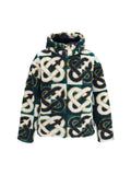 Chaqueta con capucha de felpa con monograma de Casablanca — Multicolor
