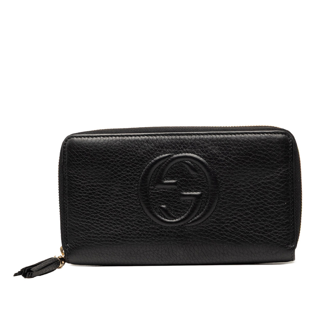 Calfskin Soho Zip Around Continental Wallet