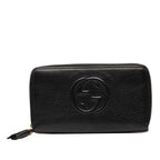 Calfskin Soho Zip Around Continental Wallet