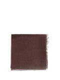 Mirror In The Sky Semi-Felted Degradé Cashmere Scarf — Brown