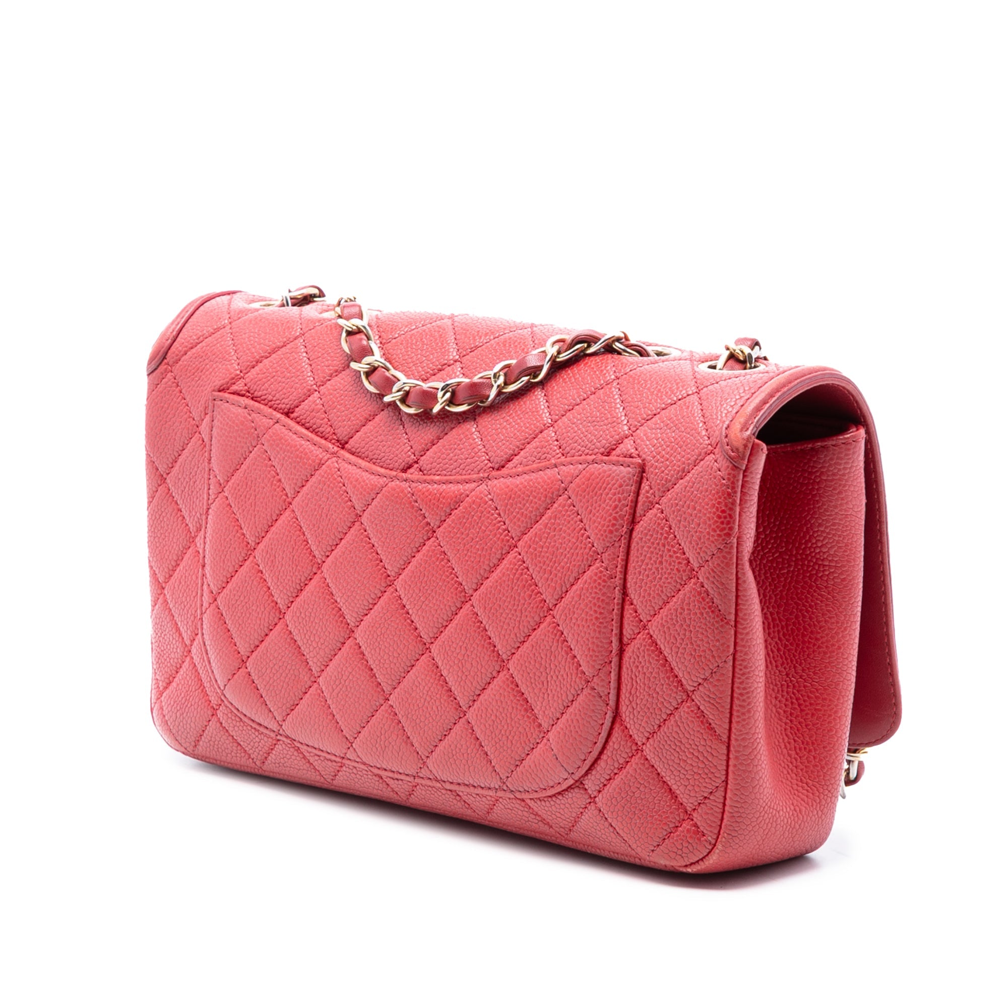 Medium Caviar CC Filigree Flap