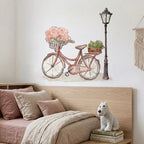 VINILO INFANTIL BICICLETA ROSA