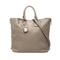 Vitello Daino Side Zip Convertible Tote