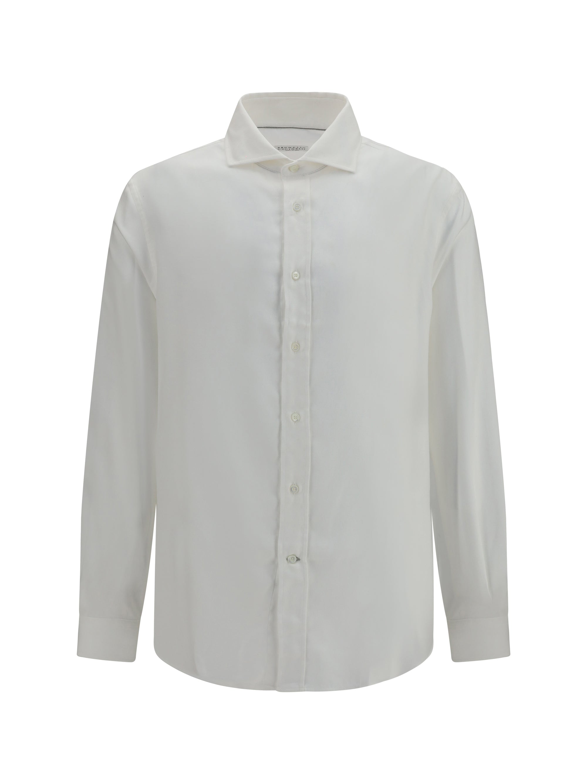 Brunello Cucinelli Cotton Shirt — Beige
