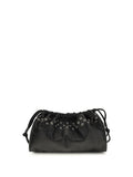 Pierre Hardy Eyelet-Adorned Calfskin Clutch — Black