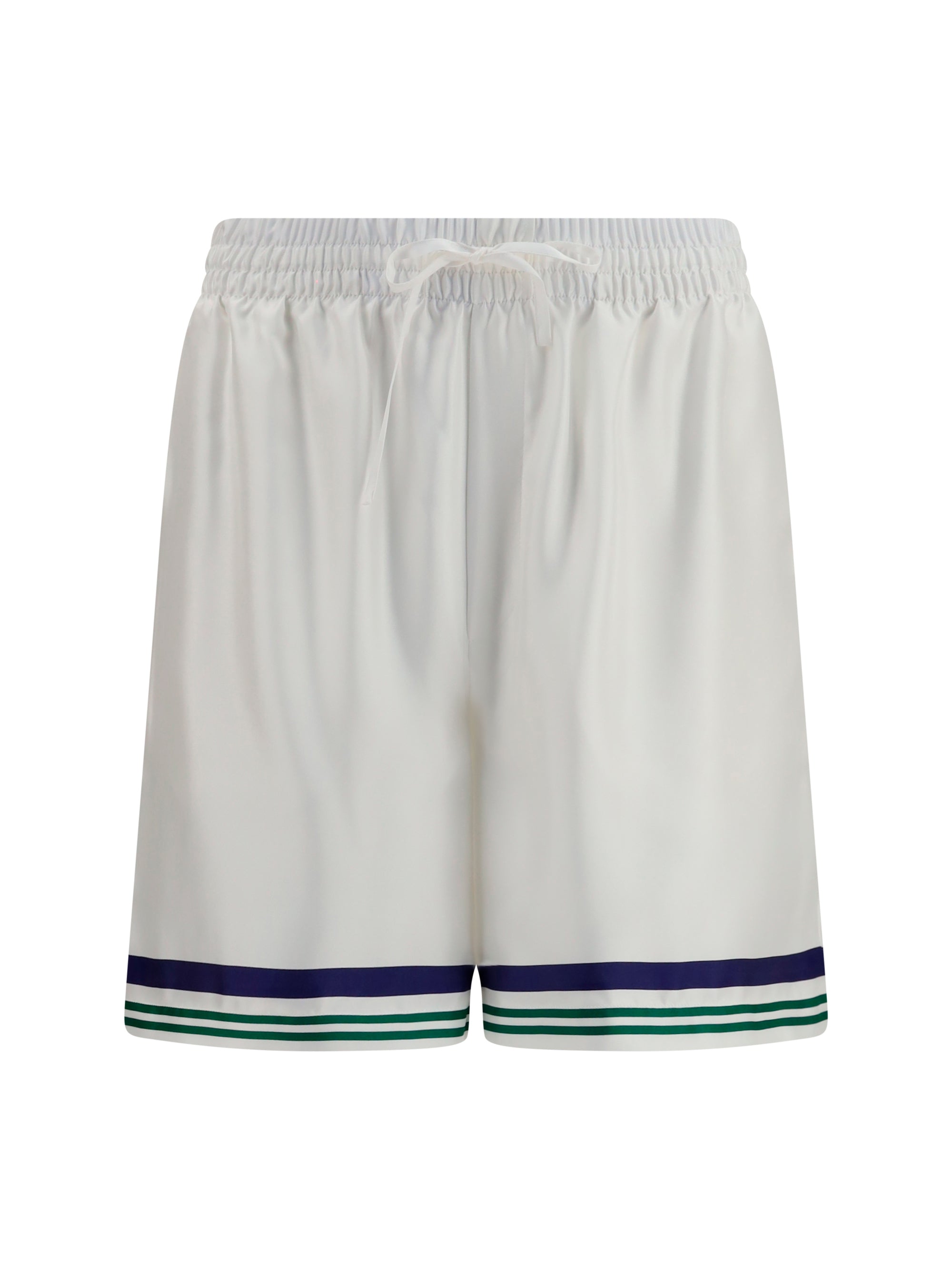 Casablanca Hotel Crest Bermuda Shorts — White