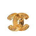 CC Quilted Gold Plated Pin Brooch