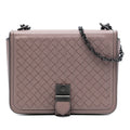 Small Nappa Intrecciato Runway Shoulder Bag