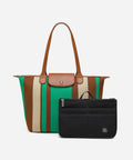 Classic Shoulder Tote Bags - Green-1 / F