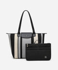 Classic Shoulder Tote Bags - Black-1 / F