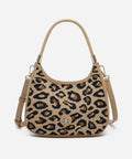 2 Pcs Set Top Handle Medium Bags - Leopard / F