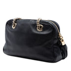 Pebbled Leather Soho Chain Zip Shoulder Bag