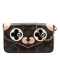 Monogram Pochette Felicie Valentine Dog