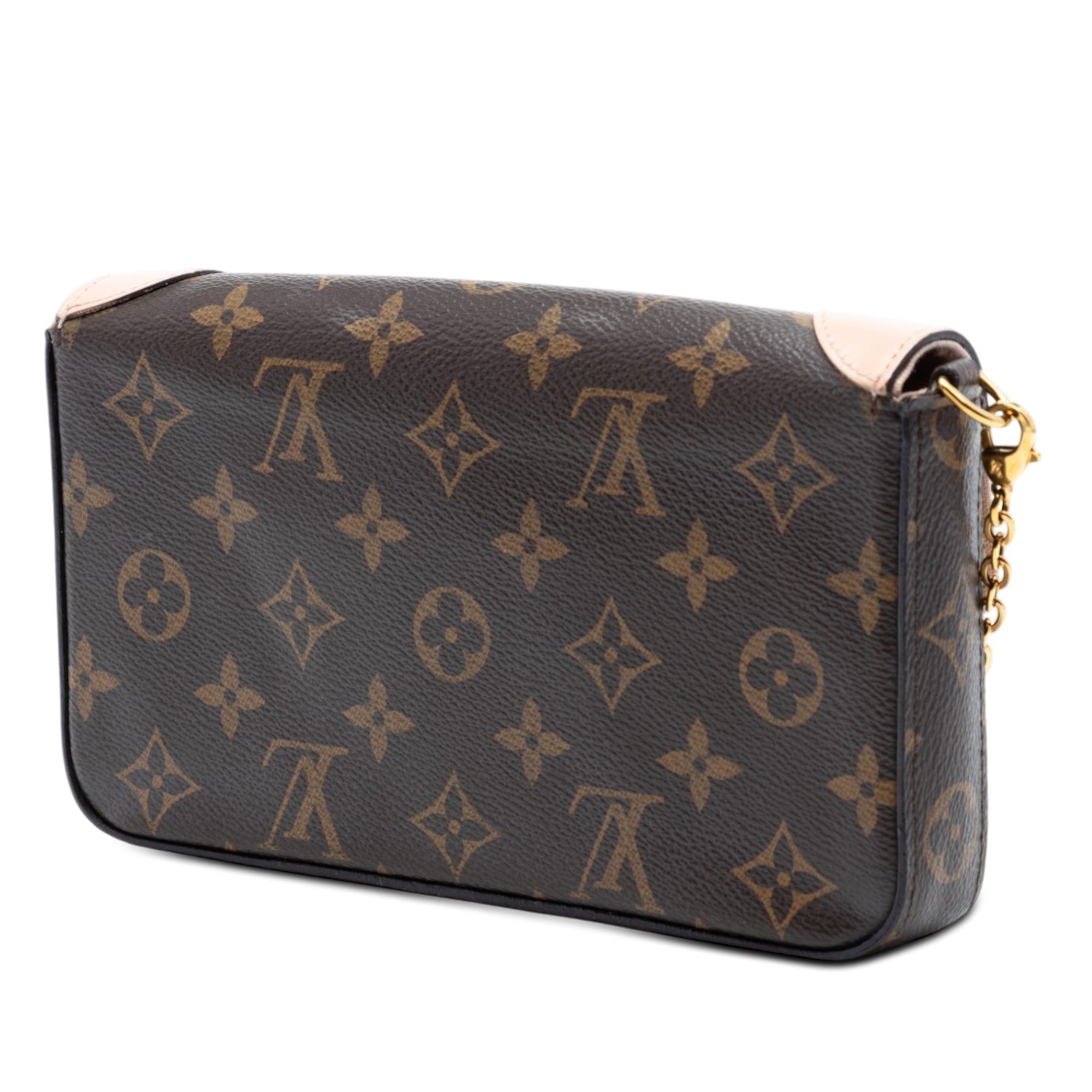 Monogram Pochette Felicie Valentine Dog