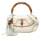 Medium GG Canvas New Bamboo Satchel