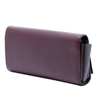 Saffiano and City Calf Bibliotheque Clutch with Chain