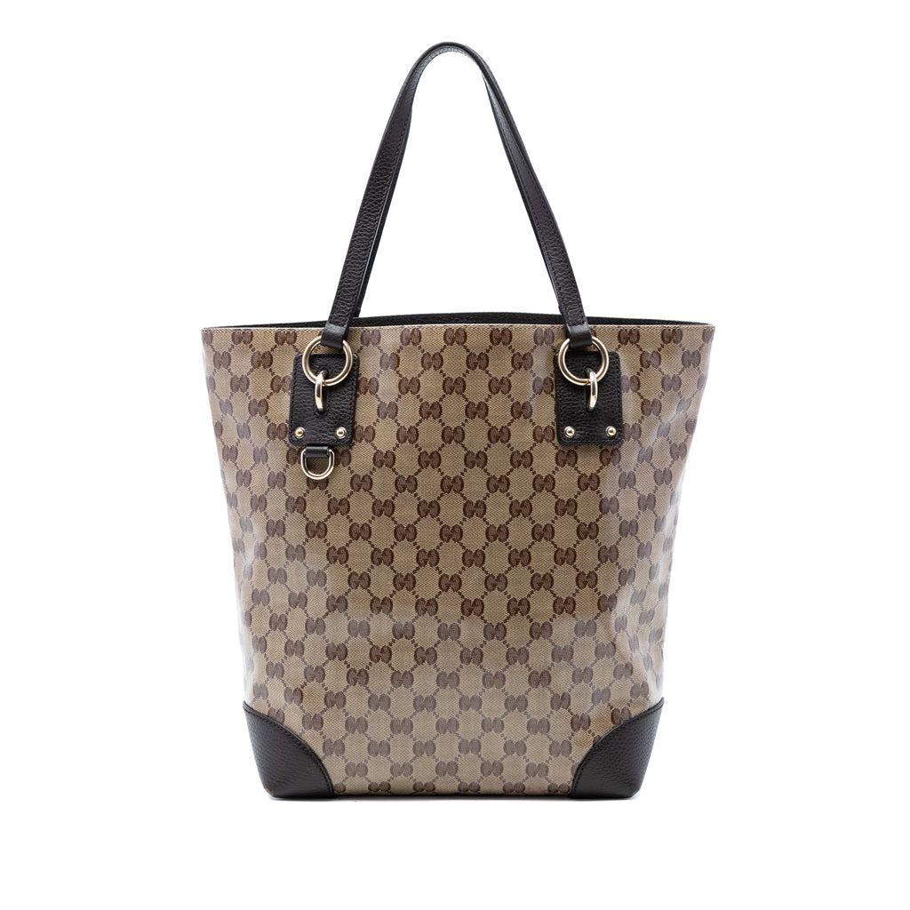 GG Crystal Vertical Charm Tote
