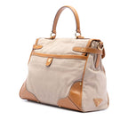 Cinghiale Trimmed Canapa Top Handle Bag