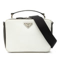 Medium Saffiano Brique Satchel