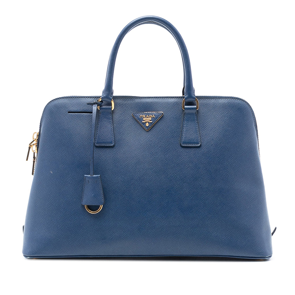 Large Saffiano Lux Promenade Satchel