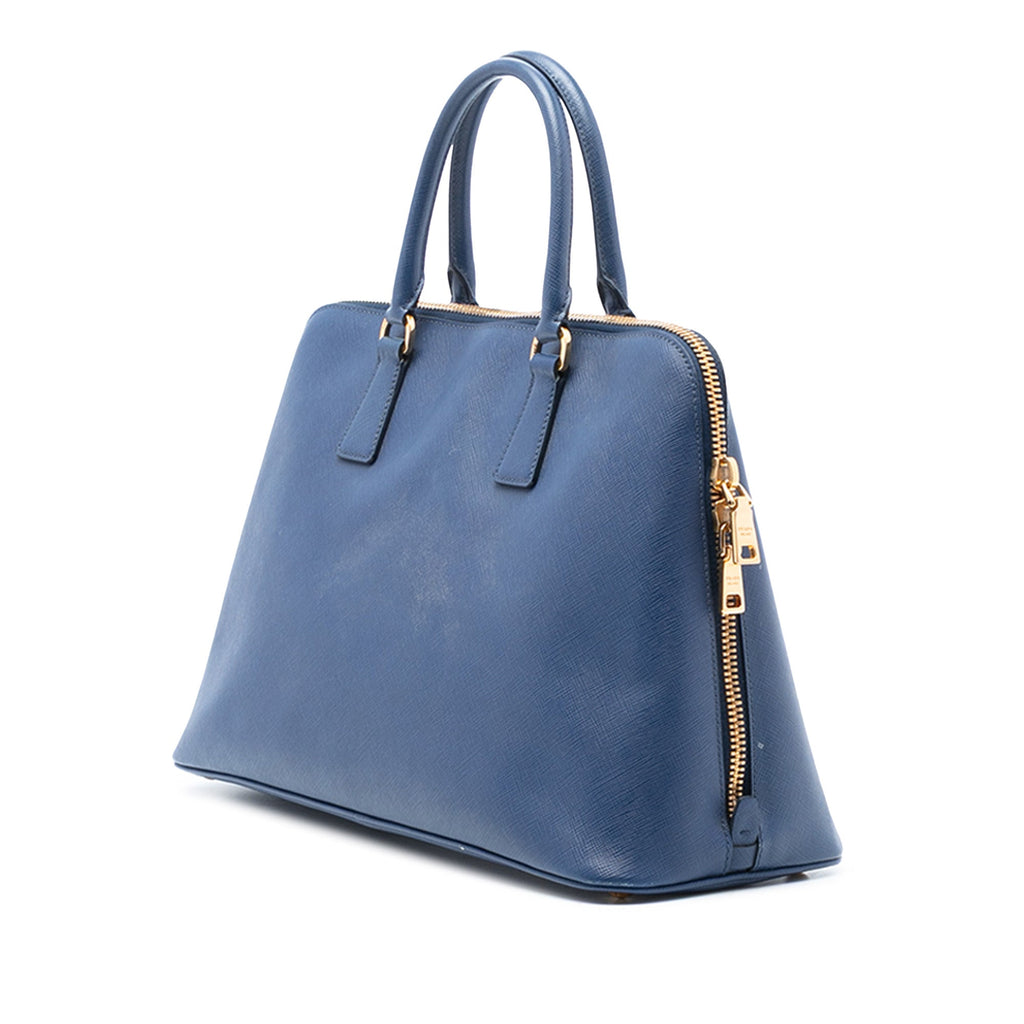 Large Saffiano Lux Promenade Satchel