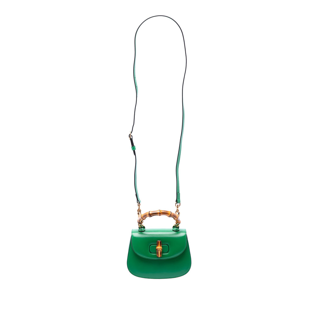 Mini Calfskin 1947 Bamboo Top Handle Bag