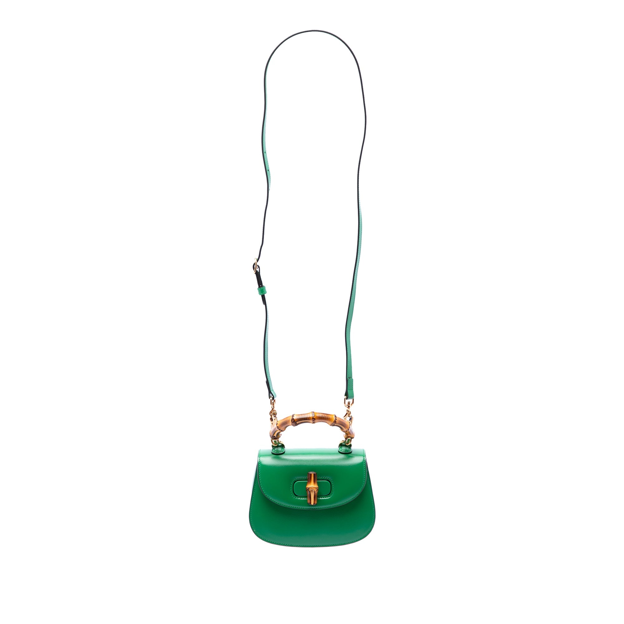 Mini Calfskin 1947 Bamboo Top Handle Bag